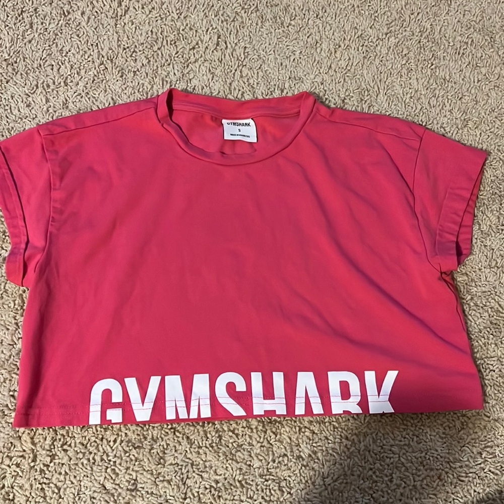 Gymshark Crop Shirt, SIZE: S